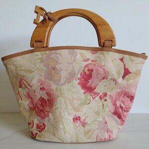 Vintage Fossil floral handbag